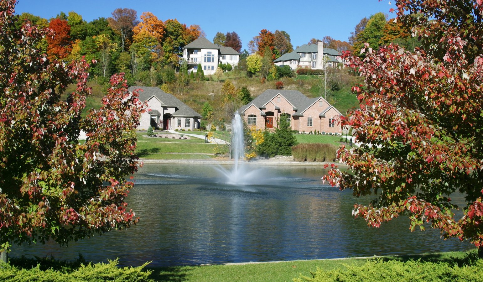 Fountain in Subdivision